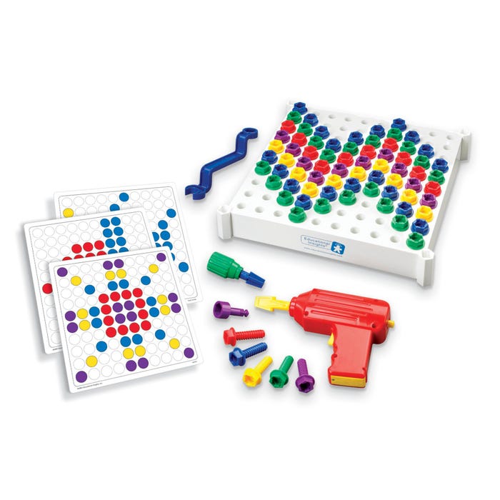 Educational Insights Design & Drill Activity Center, 136 Pieces