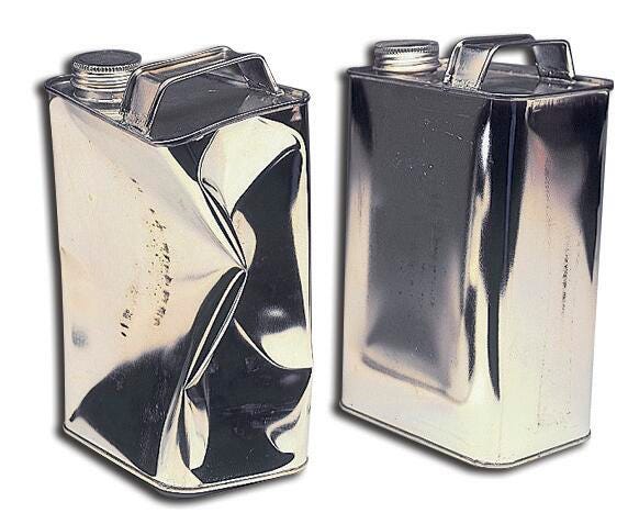 Frey Scientific Collapsible Steel Can W/Cap, Item Number 578693