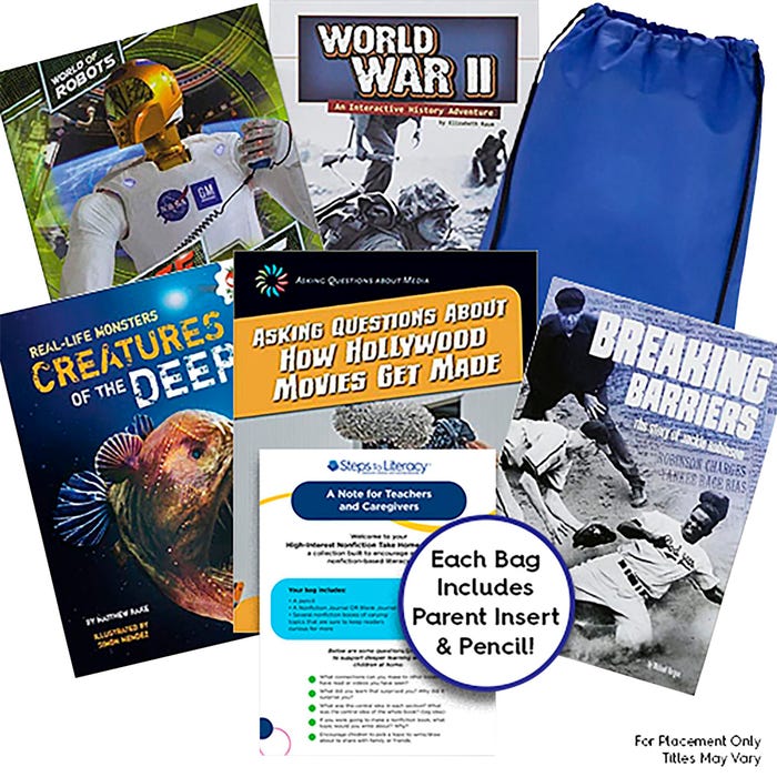 Achieve It! Take Home Reading Bag: High-Interest Nonfiction, Grade 6