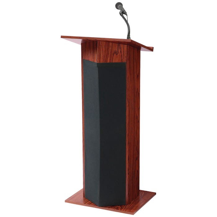 Oklahoma Sound Power Plus Lectern, 22 x 17 x 46 Inches