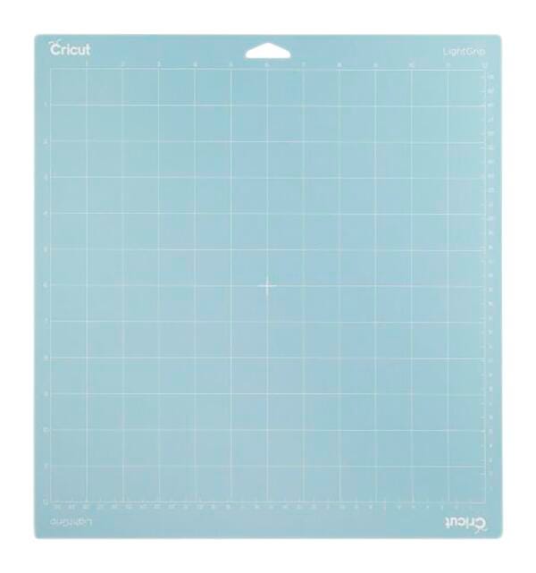 Cricut Light Grip Cutting Mat, 12 x 12 Inches, Blue, Item Number 2028770
