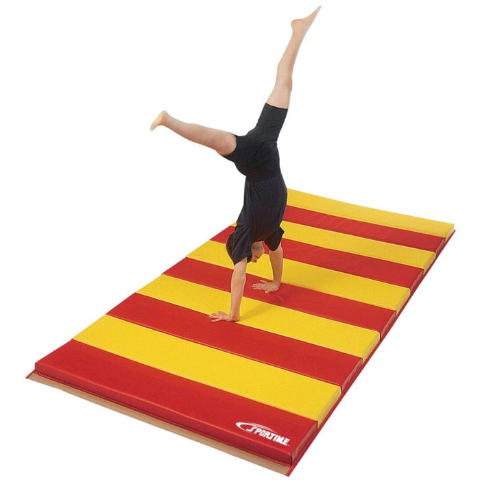 Sportime Deluxe 2-3/8 Inch Thick Instructor Mat, 4-Sided Hook and Loop