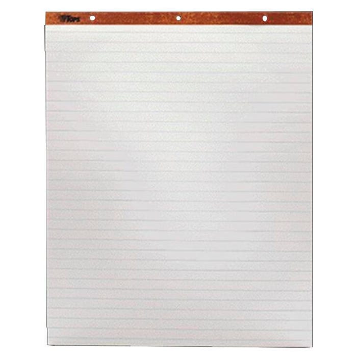 TOPS Easel Pad, 27 x 34 Inches, Ruled, White, 50 Sheets, Pack of 2