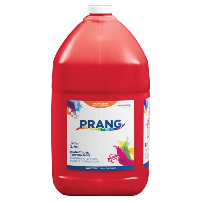 Prang Ready-to-Use Tempera Paint, Gallon, Red