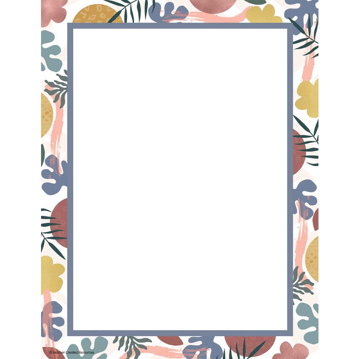 Teacher Created Resources Wonderfully Wild Computer Paper, 8-1/2 x 11 Inches, Pack of 50