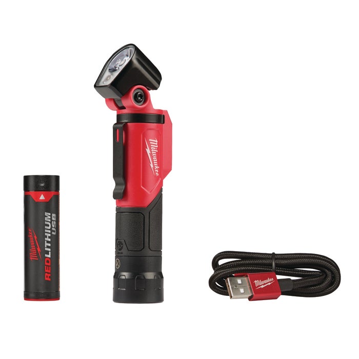 Milwaukee REDLITHIUM USB Rechargeable Pivoting LED Flashlight