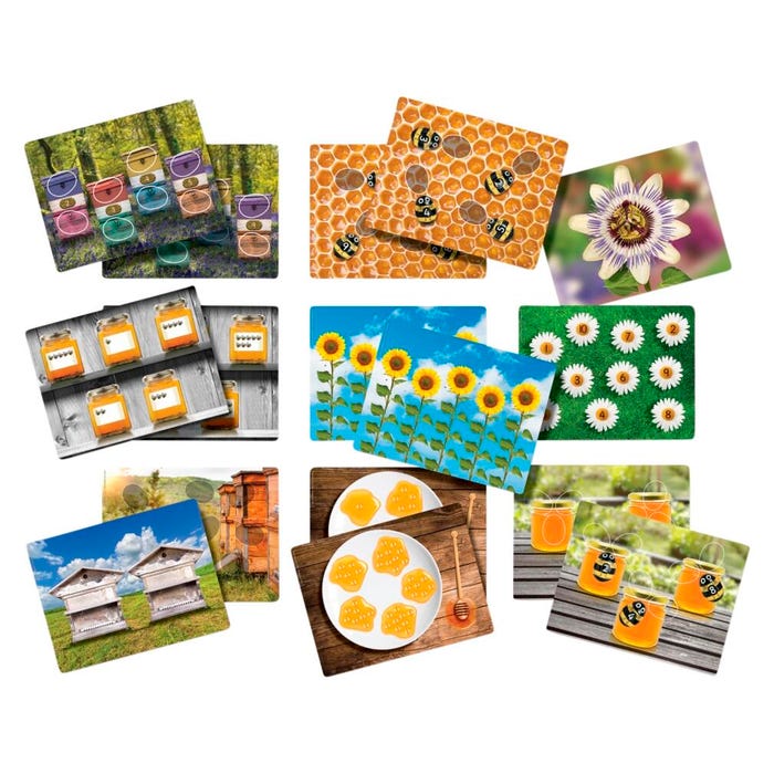Yellow Door Honey Bee Early Number Cards, Set of 16