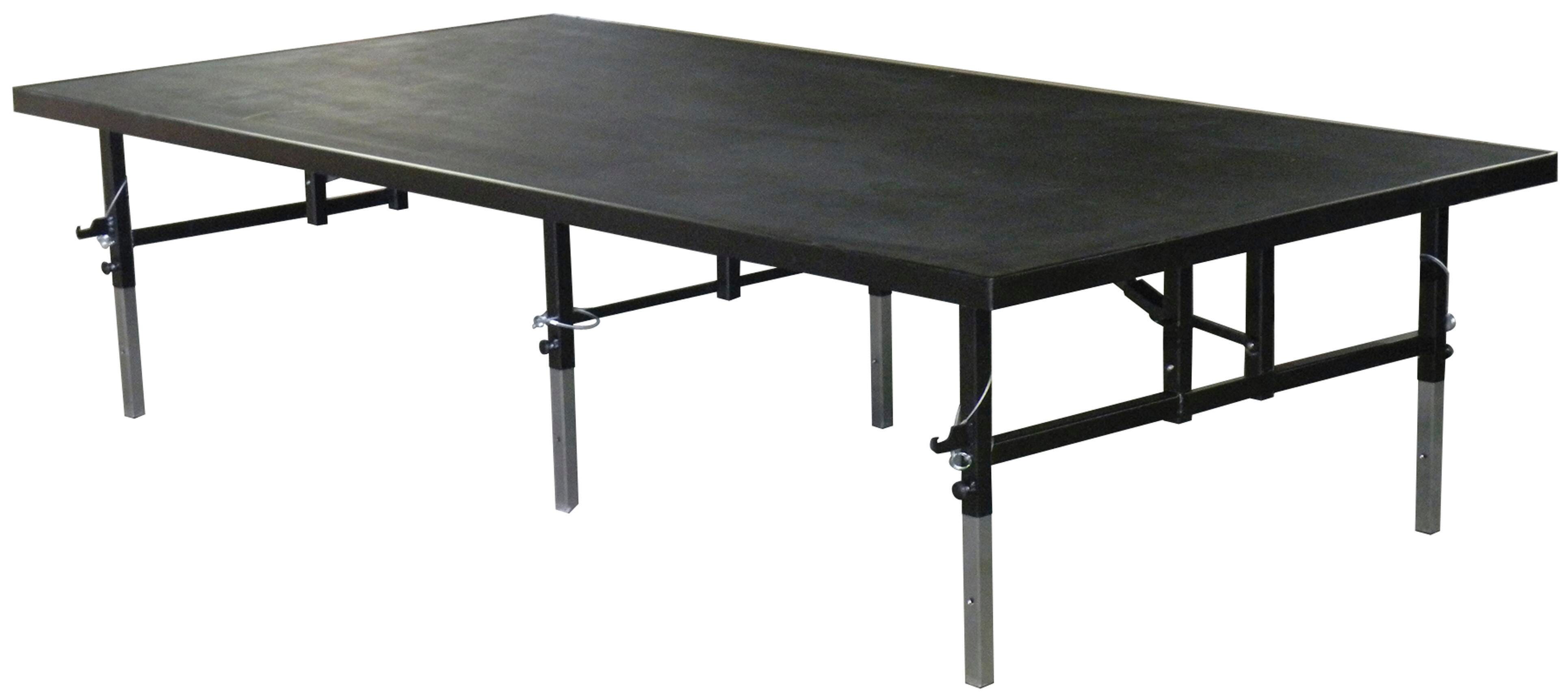 AmTab Adjustable Height 1 Level Stage, Polypropylene Deck 4001425