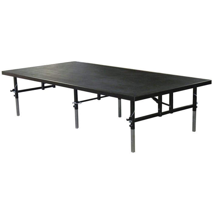 AmTab Adjustable Height 1 Level Stage, Polypropylene Deck