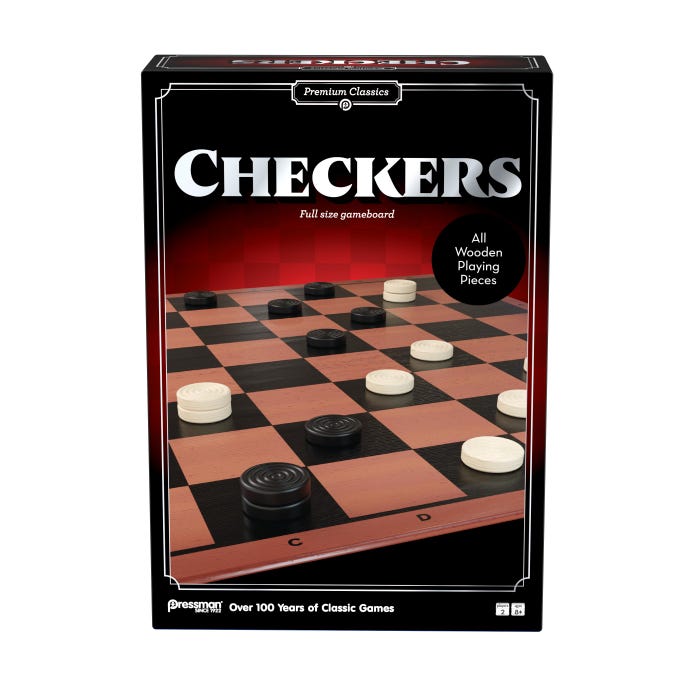 Pressman Checkers, Full Game Board