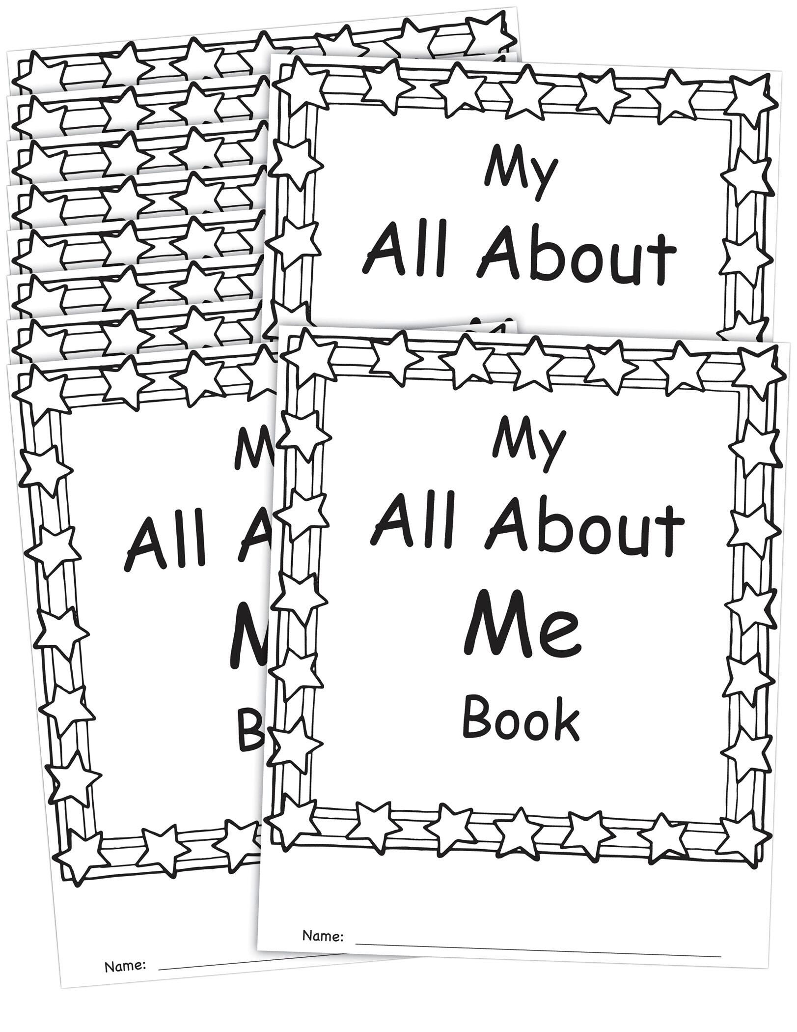 Teacher Created Resource My Own Books: My All About Me Book, Pack of 10 2104574