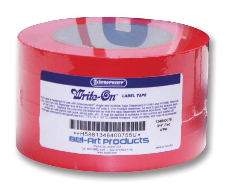 Scienceware Write-On Label Tape, Item Number 1475770