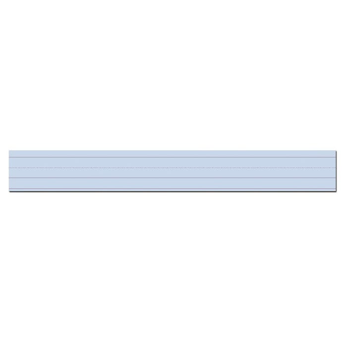 School Smart Ruled Sentence Strips, 3 x 24 Inches, Blue, Pack of 100