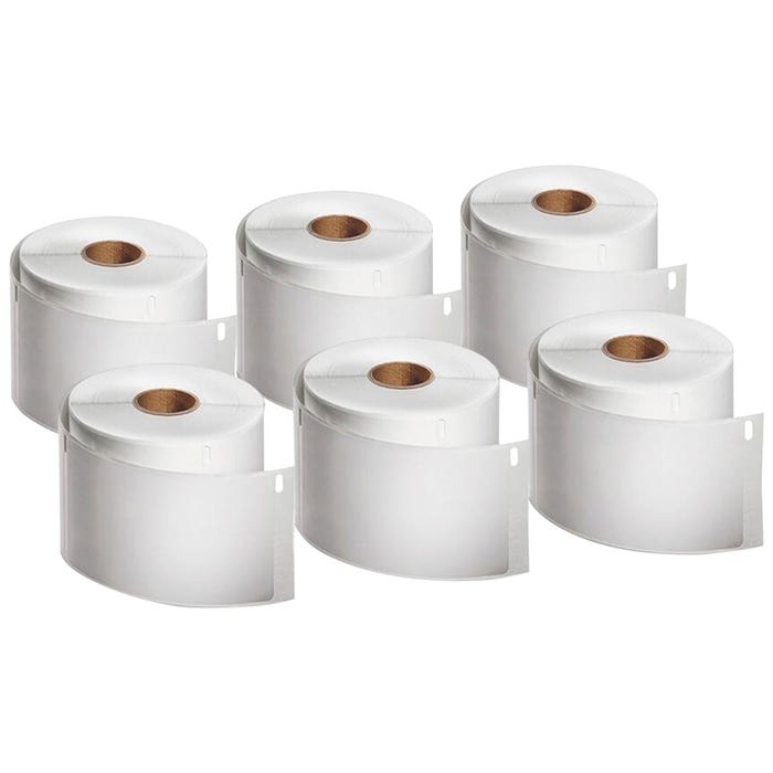Dymo LabelWriter Shipping Labels, 2-1/4 x 4 Inches, White, Pack of 6
