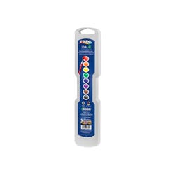 Prang Semi-Moist Watercolor Paints, Plastic Oval Pan, 8 Assorted Colors, Item Number 001233