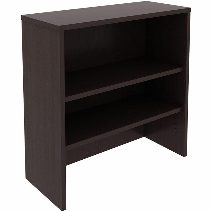Classroom Select 2-Shelf Stack-On Bookcase, 36 W x 15 D x 36 H inches, Espresso Color