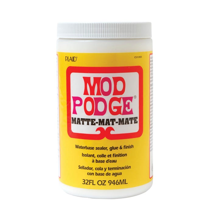 Mod Podge Sealer and Finish, Matte, 1 Quart Jar