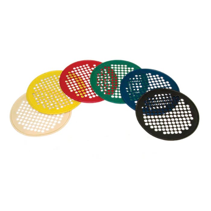 CanDo Hand Exercise Web, Latex Free, 7-Inch Diameter, Set of 6
