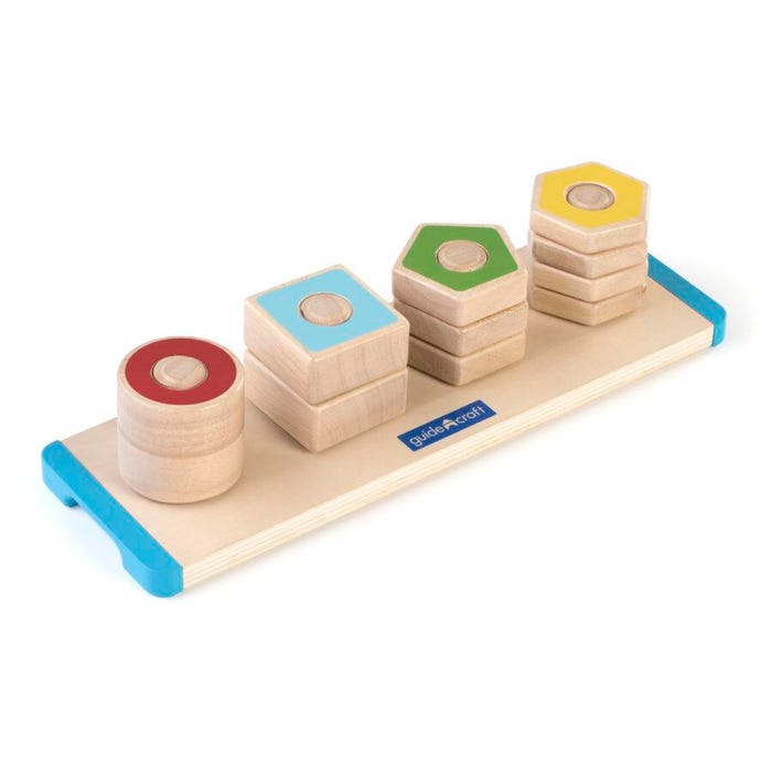 Guidecraft Count and Twist Shapes, Set of 11