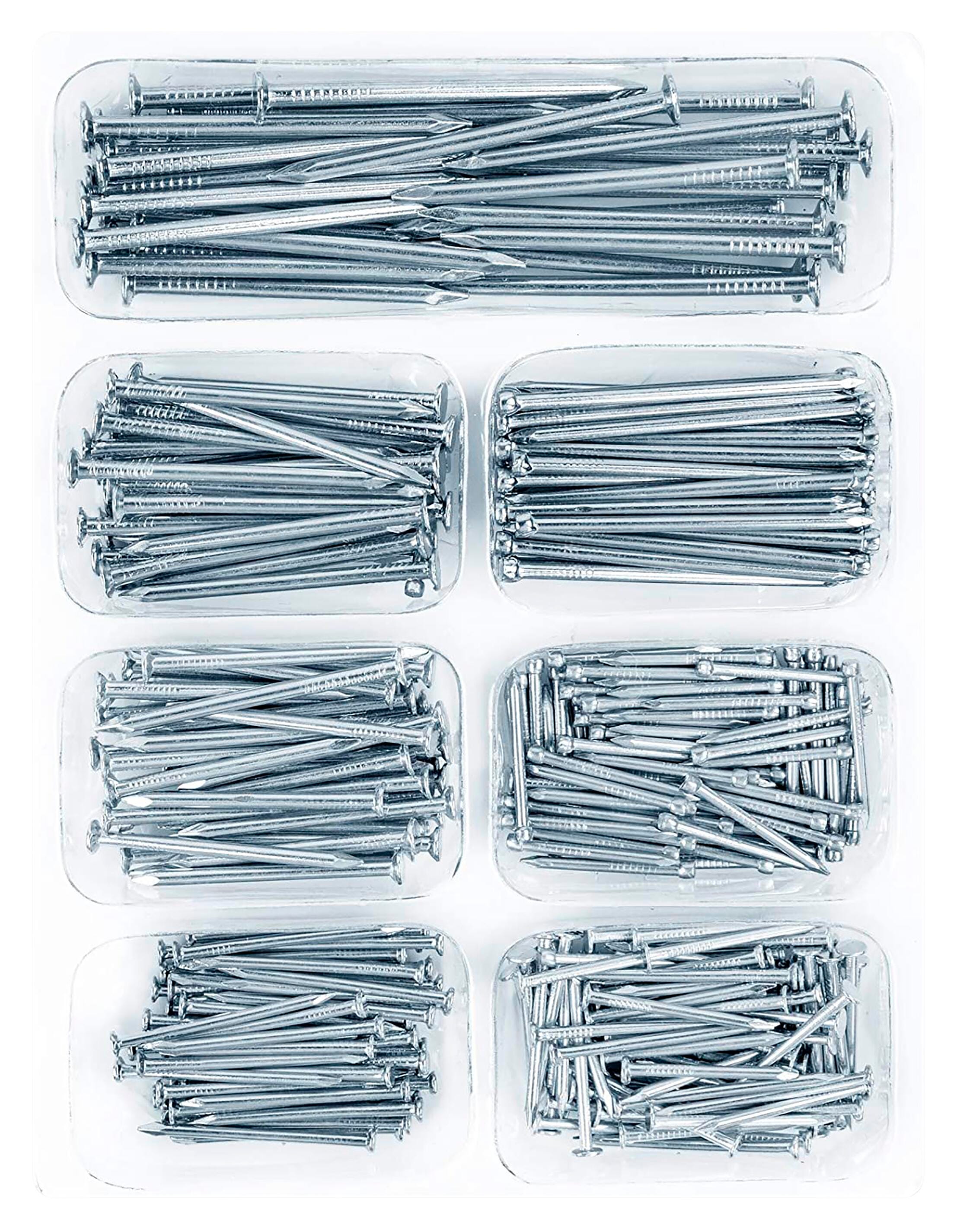 Galvanized Nails, 375 Piece Hardware Nails Assortment Kit Item Number 2099566