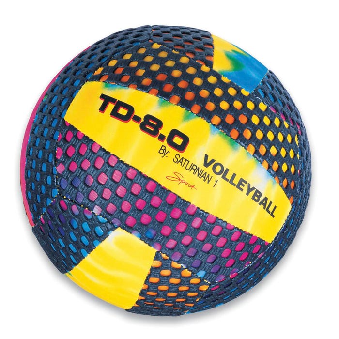 Fun Gripper Multicolor Volleyball, 8 Inches