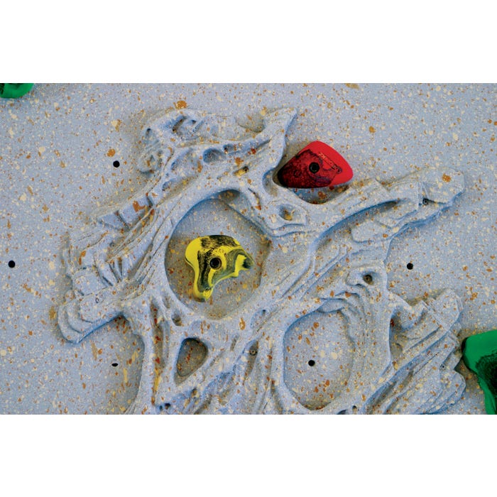 Everlast Relief-Feature Traverse Wall Package with Mat-locking System, 10 x 40 Feet, 2 Inch Red Mat