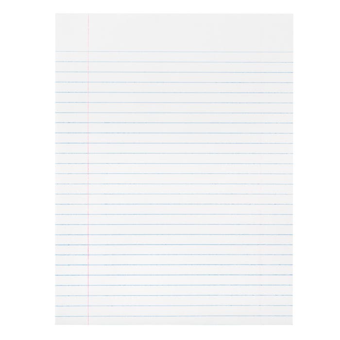 School Smart Composition Paper, 8 x 10-1/2 Inches, White, 500 Sheets