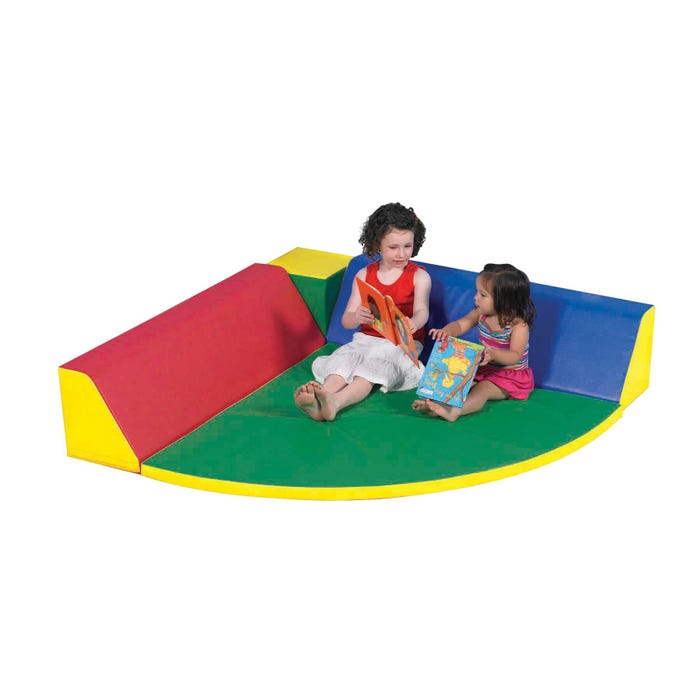 Children's Factory Quarter Circle Restful Corner, 60 x 60 x 13 Inches