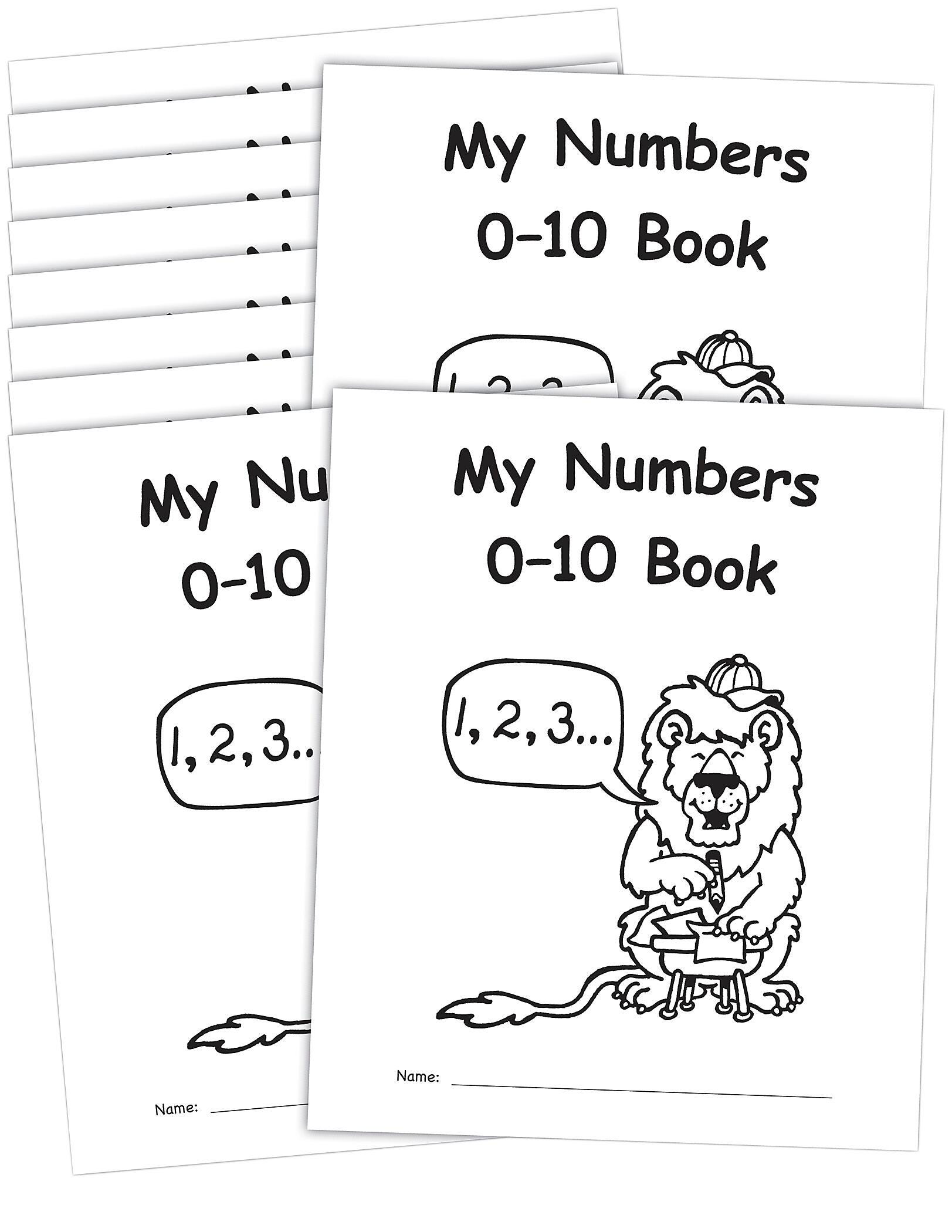 Teacher Created Resource My Own Books: My Numbers 0–10 Book, Pack of 10 2104576