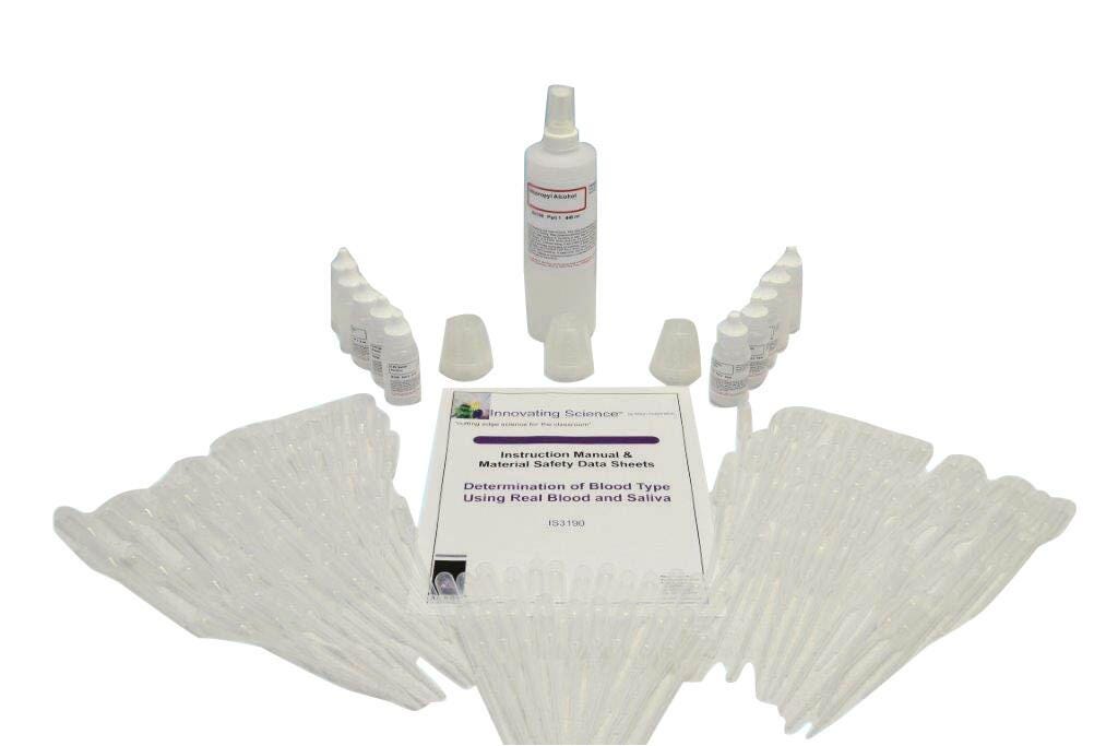 Innovating Science Determination of Blood Type Kit, Item Number 1532079