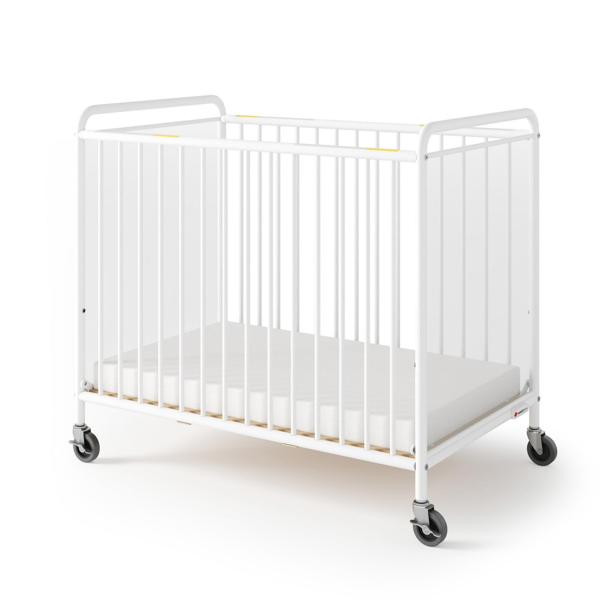 Foundations Chelsea Clearview Steel Crib, 40-1/2 x 26 x 35 Inches, White 1469374