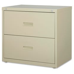 Lorell Putty Value Lateral Files, 2-Drawer, 30 x 18-5/8 x 28-1/8 Inches