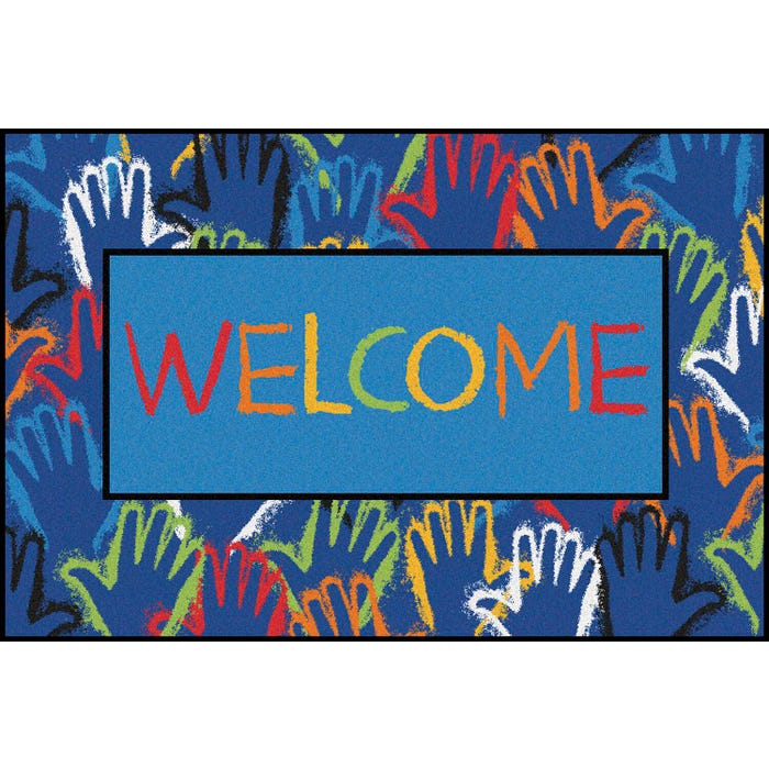 Carpets for Kids KID$Value Hands Together Carpet, Rectangle