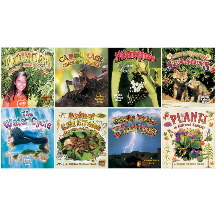 Crabtree Nature's Changes Books, Set of 8