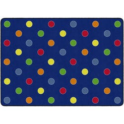 Flagship Carpets Dots Carpet, Muted Colors, Rectangle 4002385