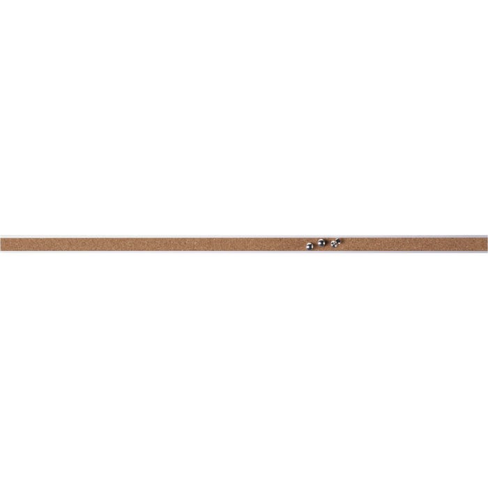 Lorell Bulletin Bar Strip, 3/4 x 24 Inches, Brown