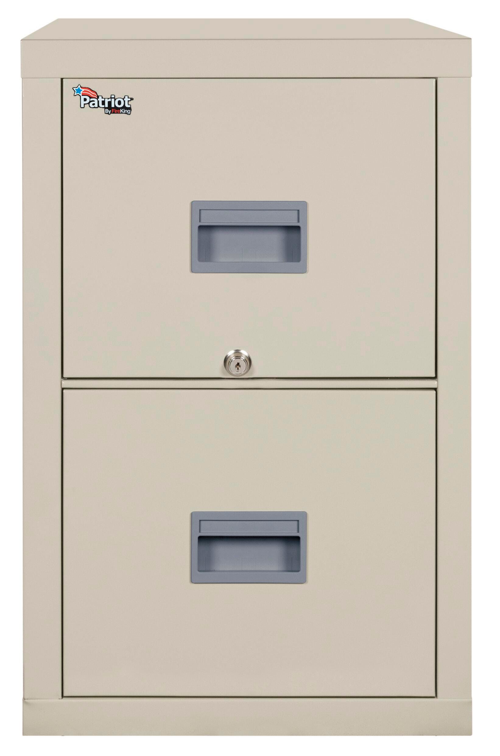 FireKing Patriot Vertical Letter/Legal File Cabinet, 2-Drawers 4000772