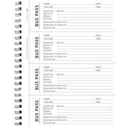 Hammond & Stephens Carbonless Bus Pass Book, 8-1/2 x 11 inches, 200 Slips