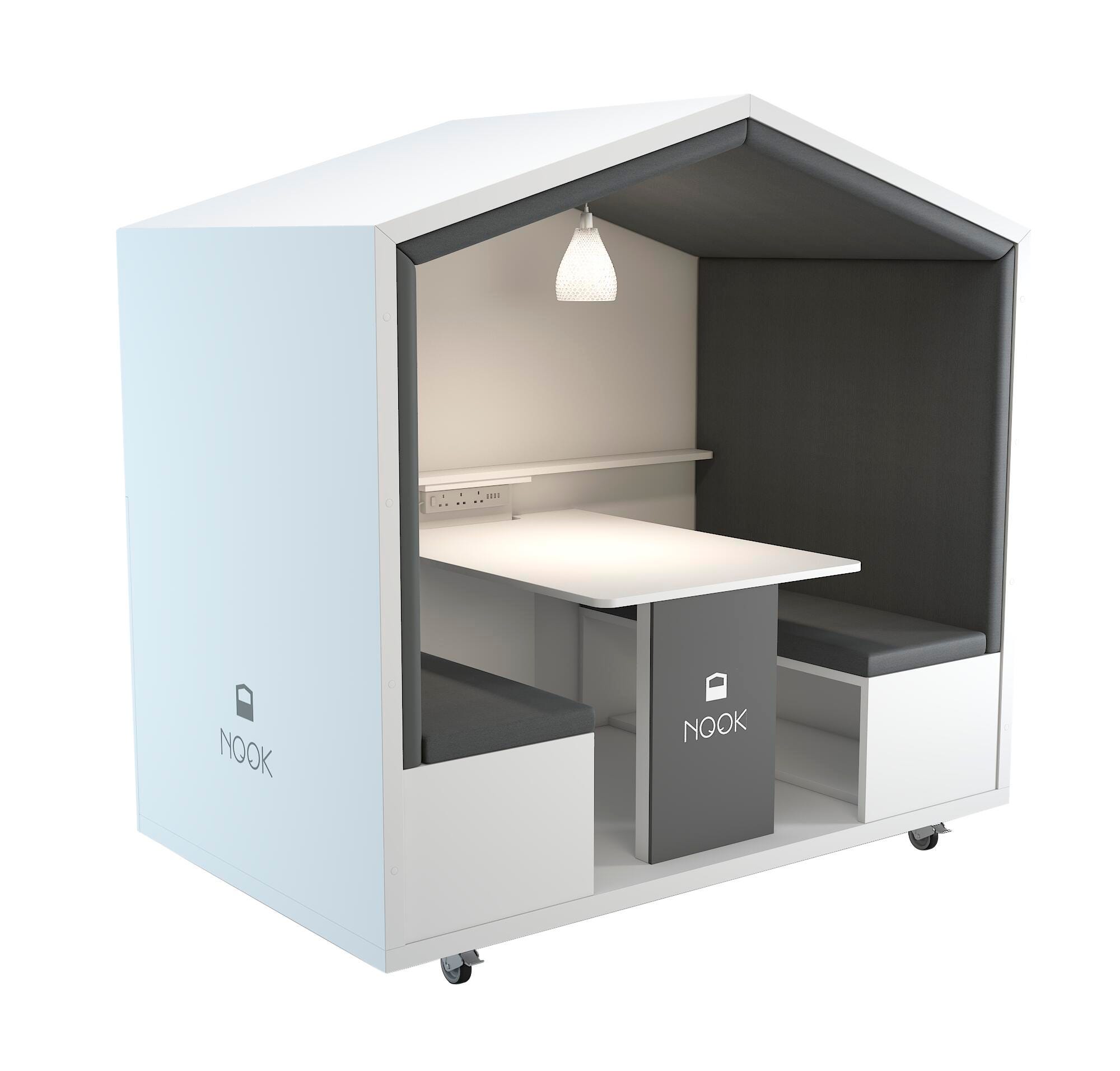 Nook Huddle 120, 79 x 47-1/2 x 77 Inches 2157973