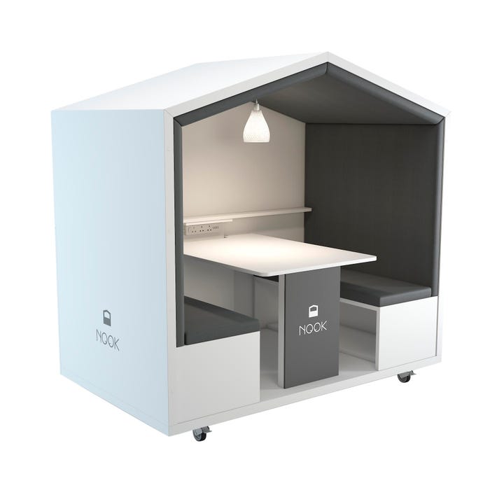 Nook Huddle 120, 79 x 47-1/2 x 77 Inches
