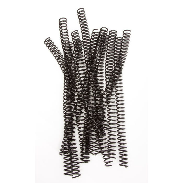 Sax Book Making Binding Coils, 9 Inches, Black, Pack of 12