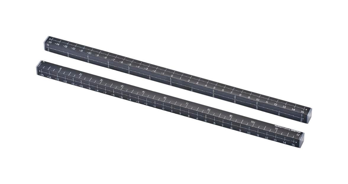 Image for MeasureMate Learning Ruler Four-sided Math Tool, Pack of 2 from School Specialty