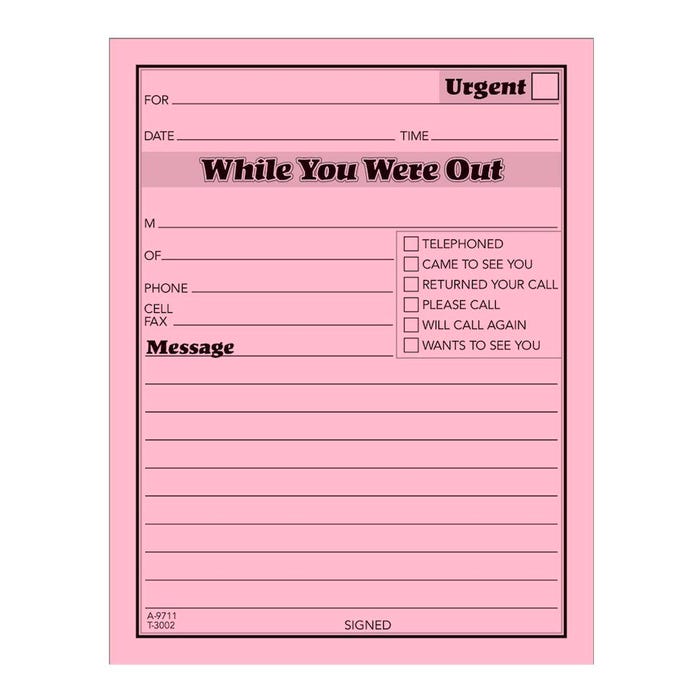 Message Pads - Message Books