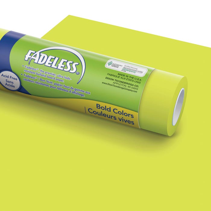 Fadeless Paper Roll, Lime, 48 Inches x 50 Feet