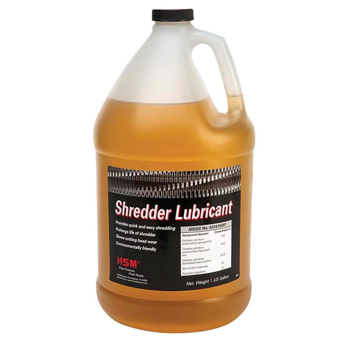 HSM of America High Security Shredder Lubricant Oil, 1 Gallon