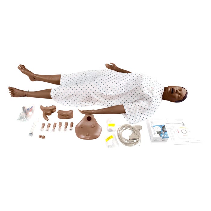 Laerdal Nursing Anne Deluxe Manikin, Dark Skin Tone