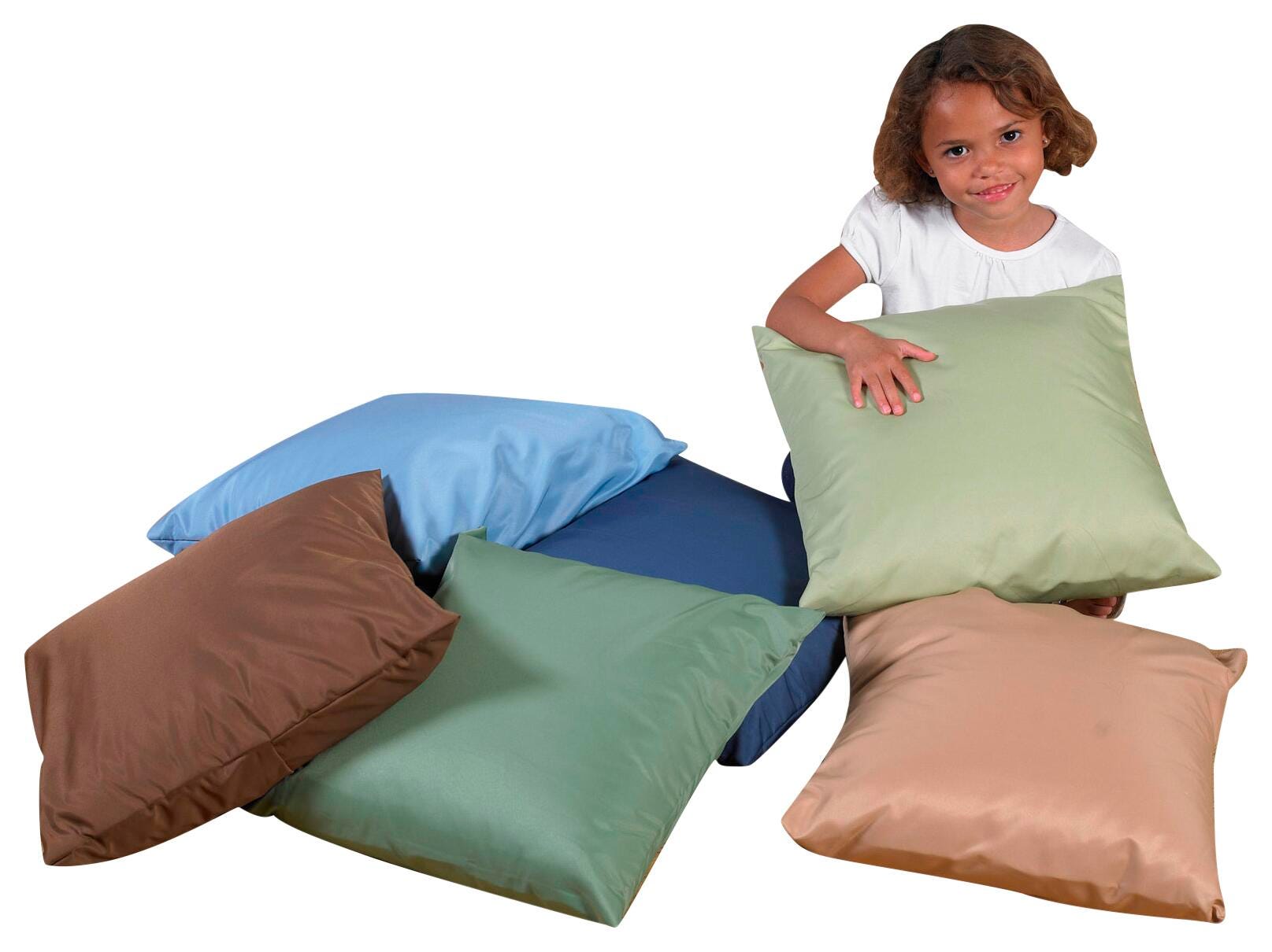 Children's Factory Cozy Pillow Set, 17 Inches, Woodland Colors, Set of 6 1426369