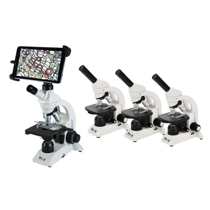 Frey Scientific Classroom Microscope Bundle, Intermediate