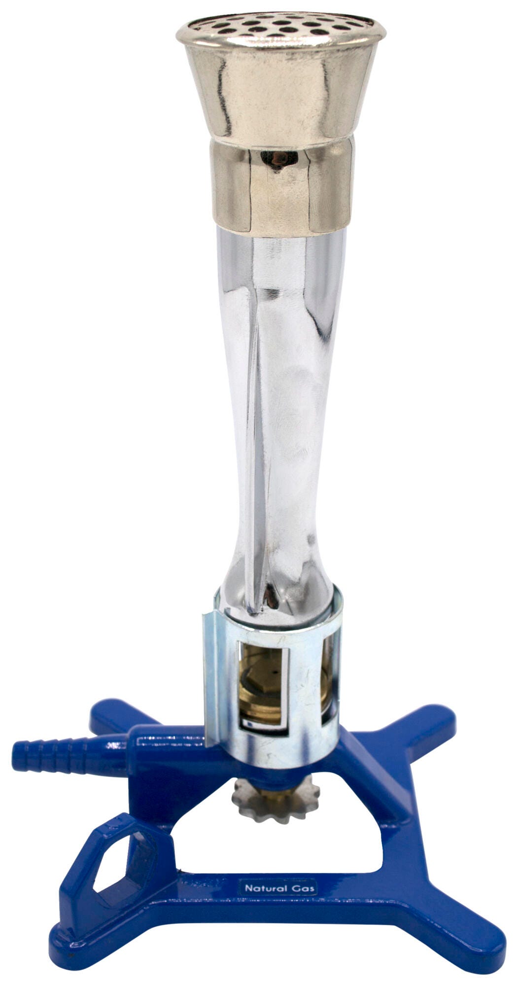 EISCO Natural Gas Meker Bunsen Burner, StabiliBase Anti-Tip Design with Handle, Item Number 2010991