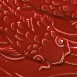 AMACO Low Fire Gloss Glaze, LG-57 Intense Red, Translucent, Pint